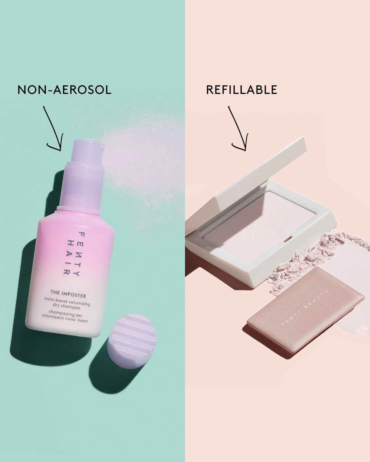 Oil Control Duo: Invisimatte Instant Setting + Blotting Powder And The Imposter Invisi-boost Volumizing Dry Shampoo