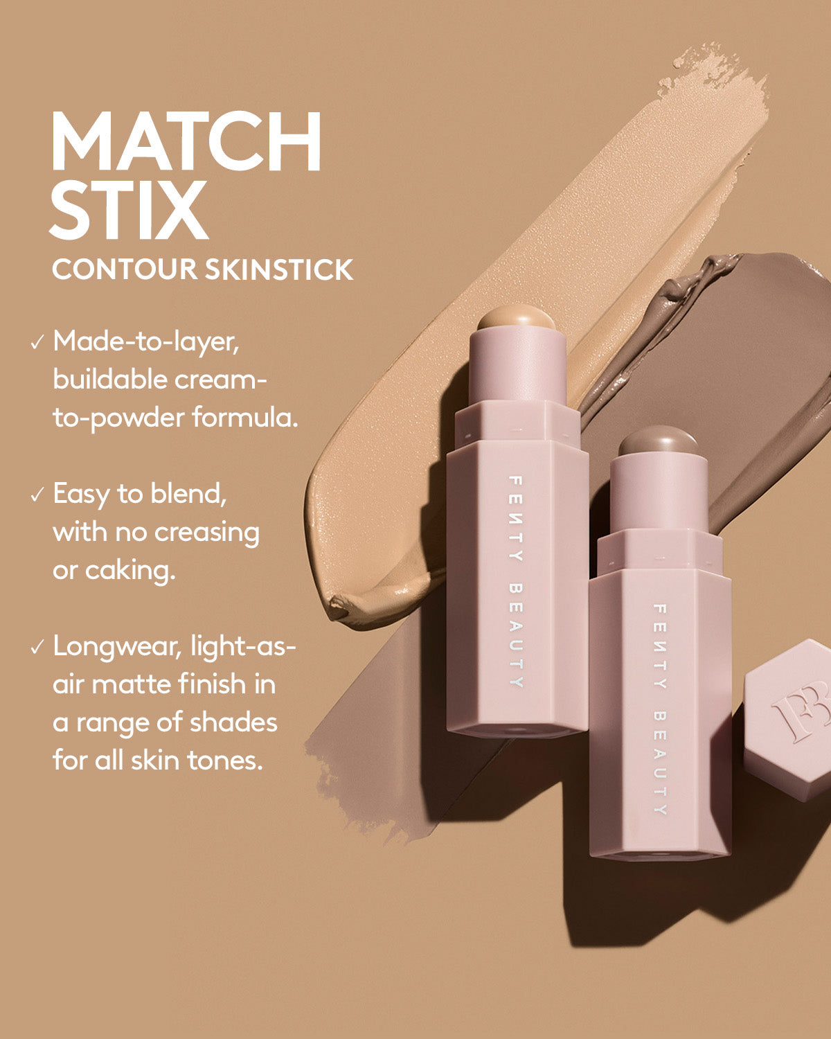 Mini Match Stix Duo Contour + Highlighter Set — Light
