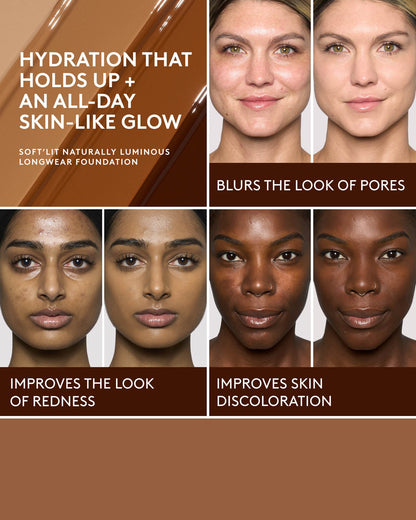 Soft'lit Naturally Luminous Longwear Foundation — 490