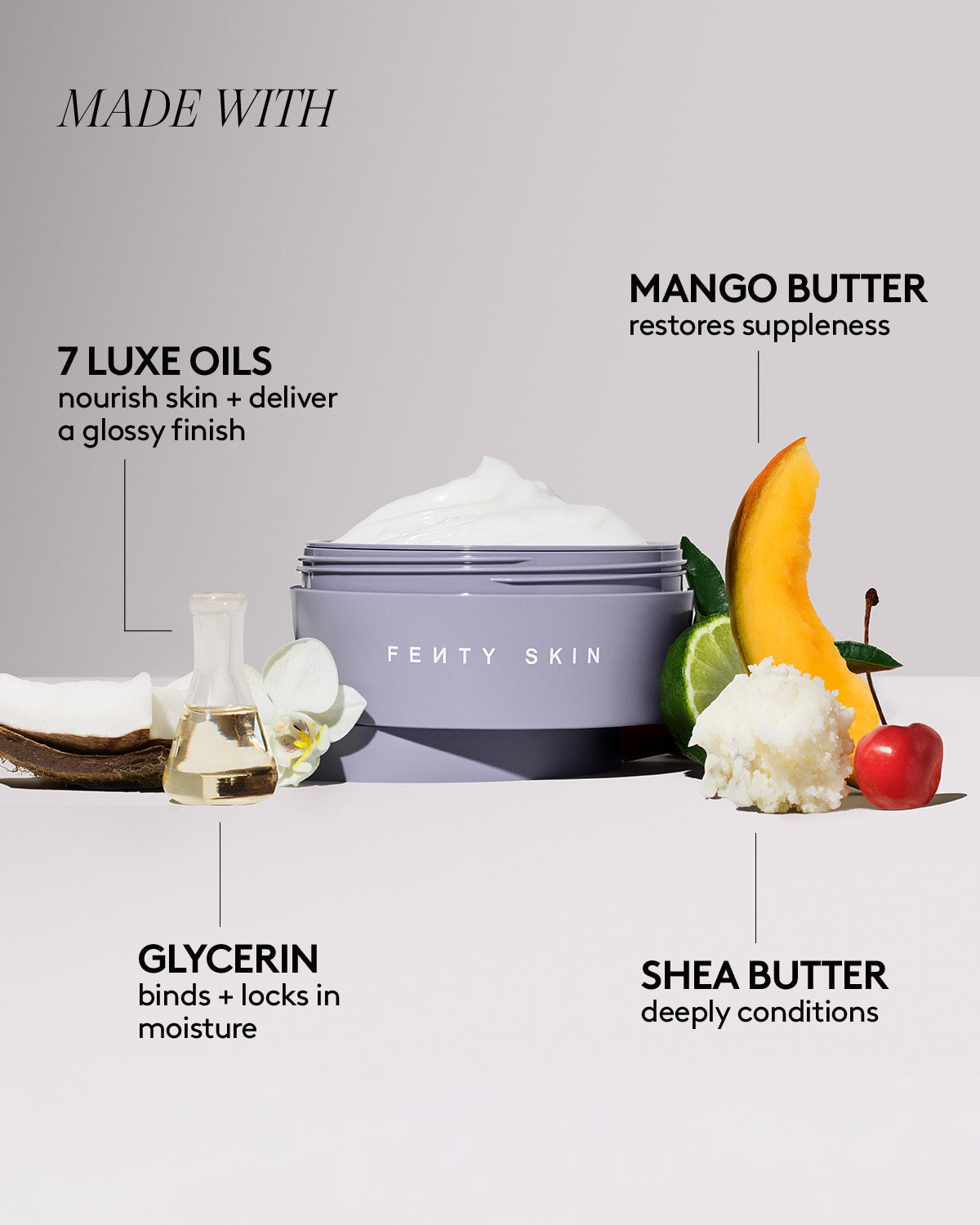 Butta Drop Whipped Oil Body Cream with Tropical Oils + Shea Butter — Fenty Fresh