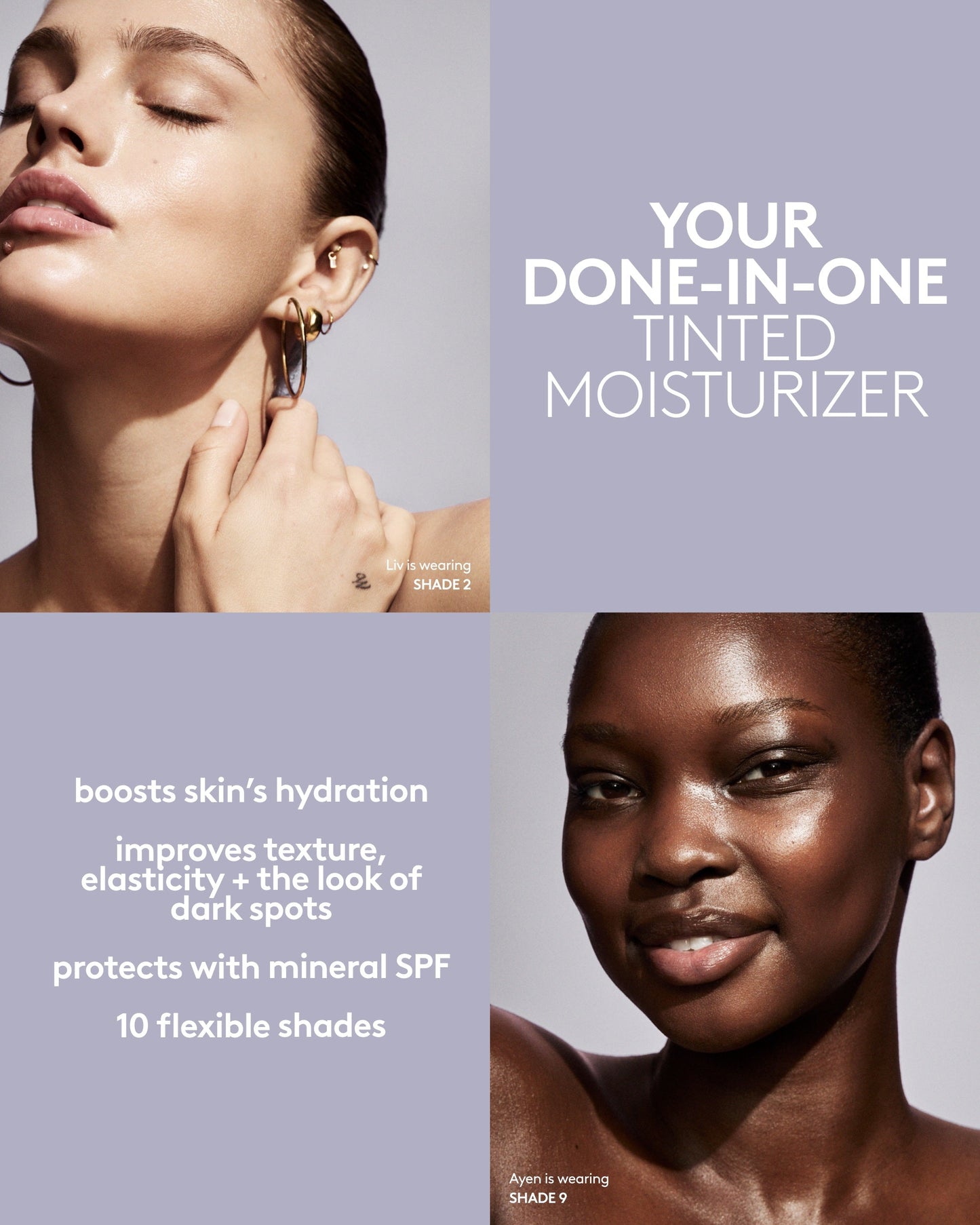 Hydra Vizor Huez Tinted Moisturizer Broad Spectrum Mineral SPF 30 Sunscreen Refill — 10
